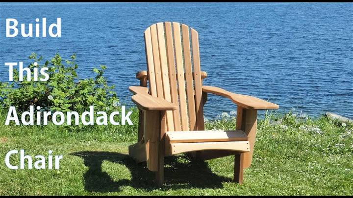 Building an Adirondack Chair