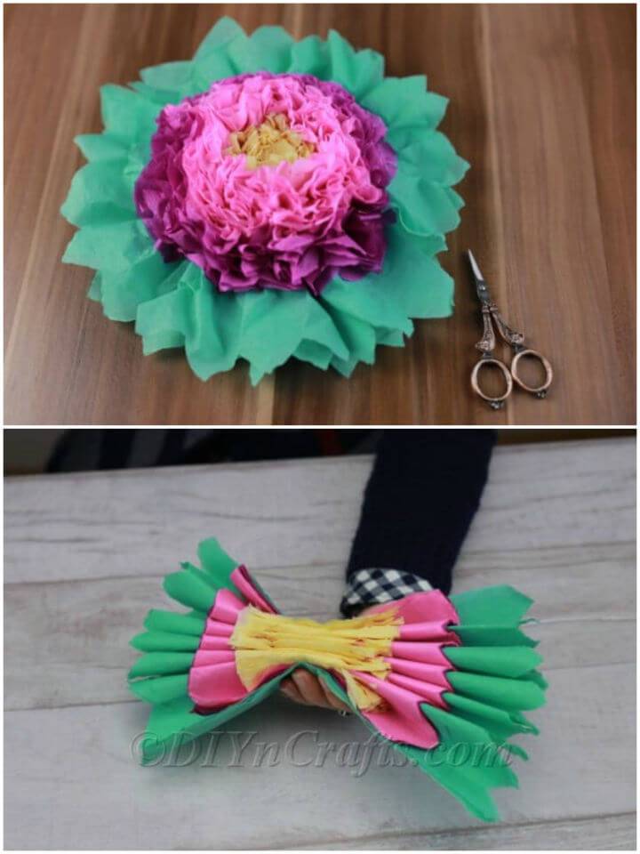 Colorful DIY Tissue Paper Flowers