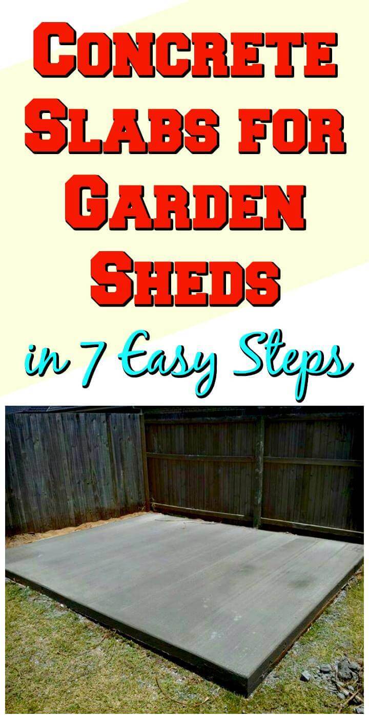 How to Build Concrete Slab for Shed ? 5 Best Step by Step ...