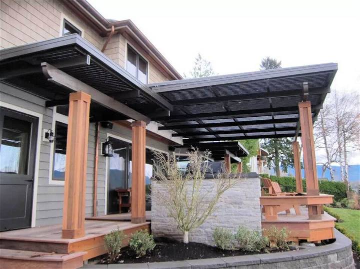 Covered Patio with Sold Roof