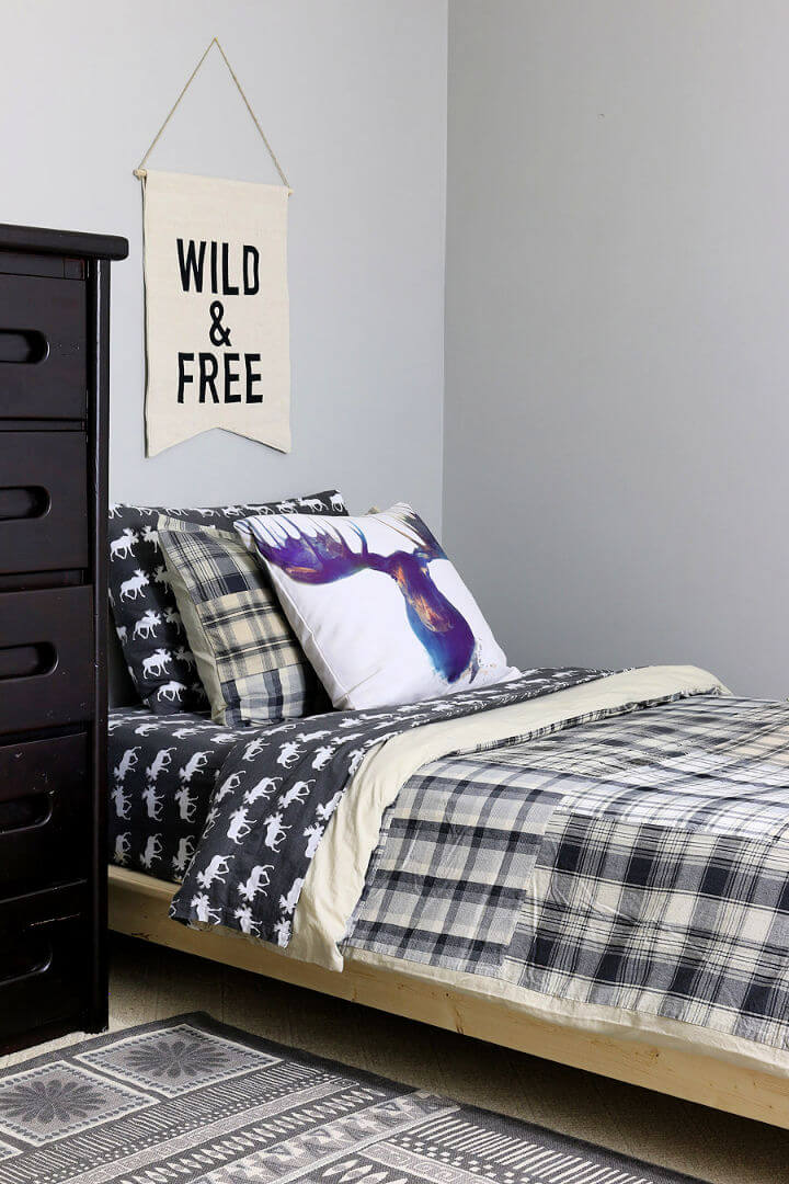 DIY Twin Platform Bed Under $30