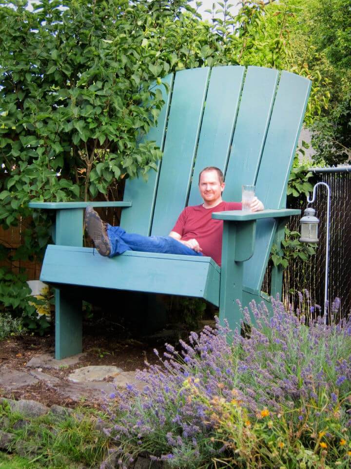 DIY Adirondack Big Chair