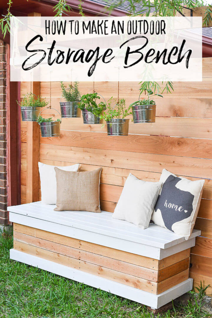 DIY Backyard Box with Hidden Storage