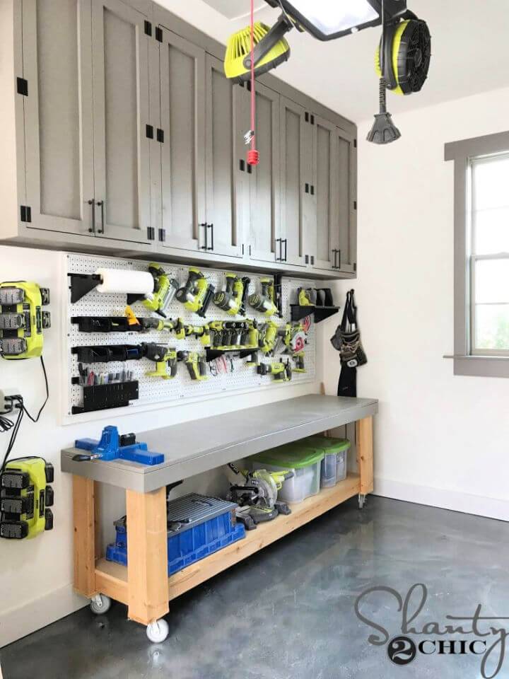 Simple DIY Cabinets for Your Garage