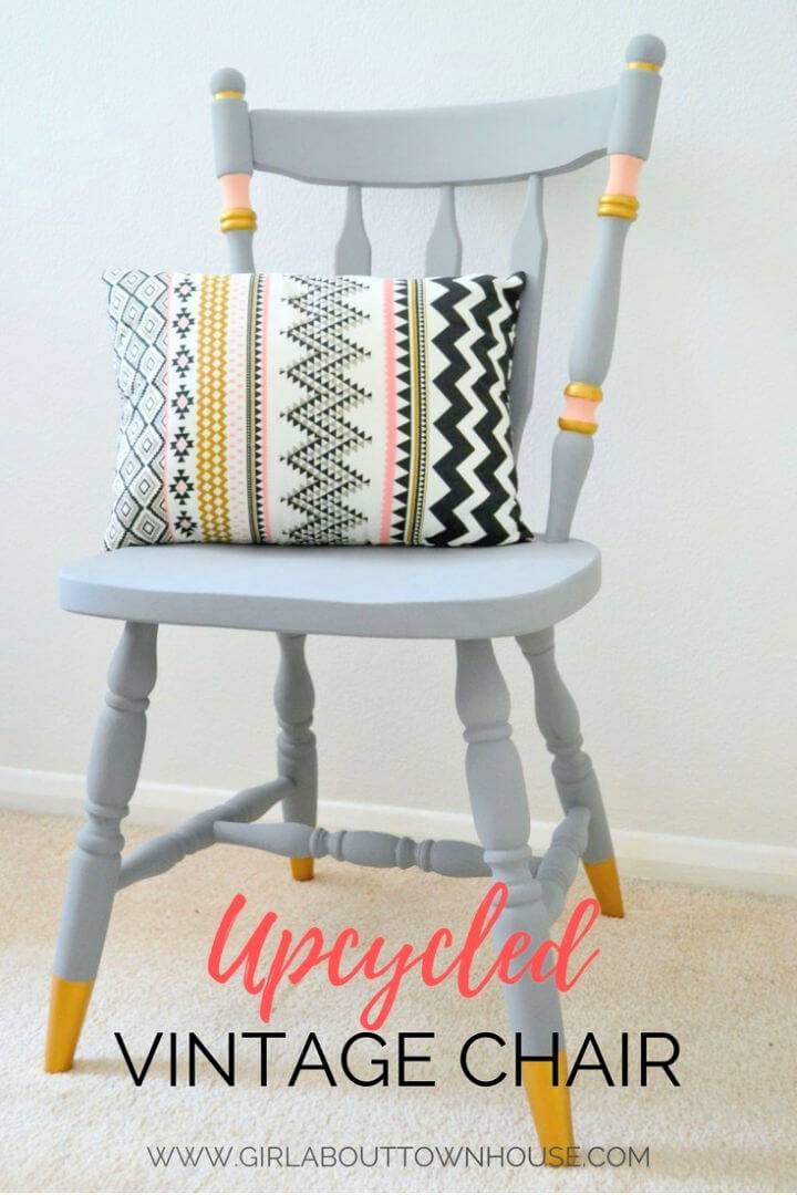 DIY Chalk Paint Chair Makeover Upcycling Ideas