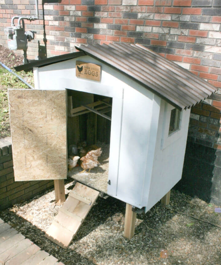 DIY kippenhok van Pallets