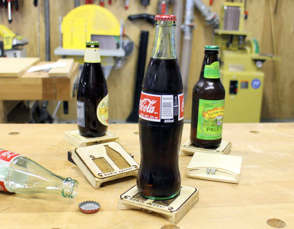 Cheap DIY Coaster Bottle Opener