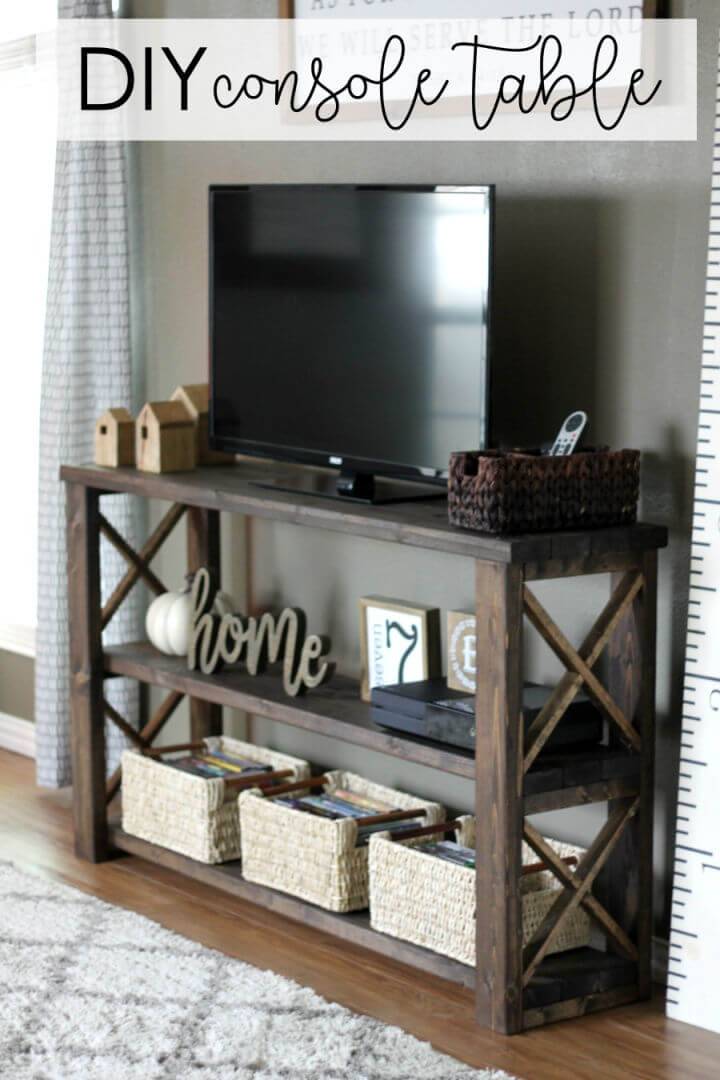 DIY Console Table for 50 or Less