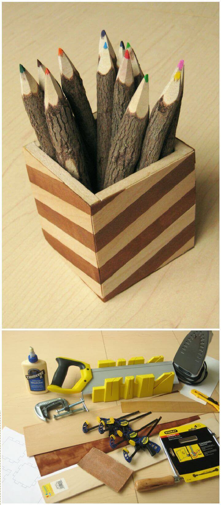 DIY Desktop Pencil Cup