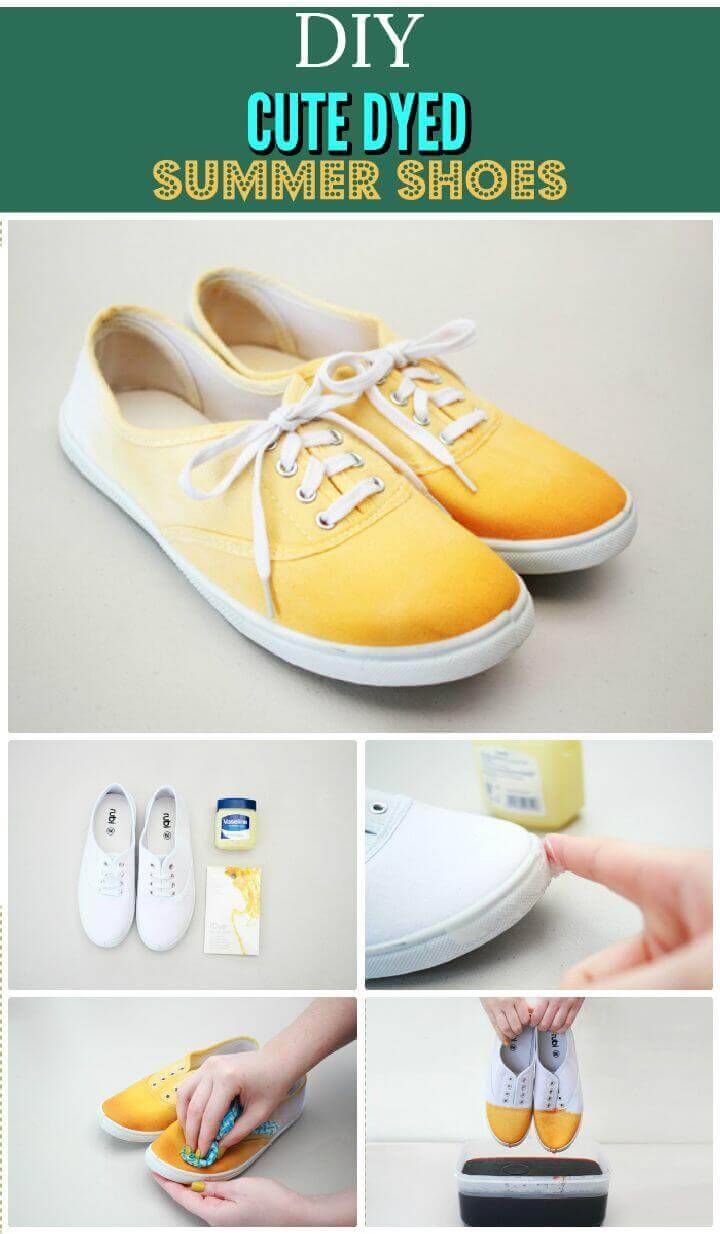 DIY Dyed Shoes