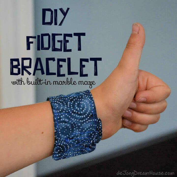DIY Fidget Bracelet with Built in Marble Maze