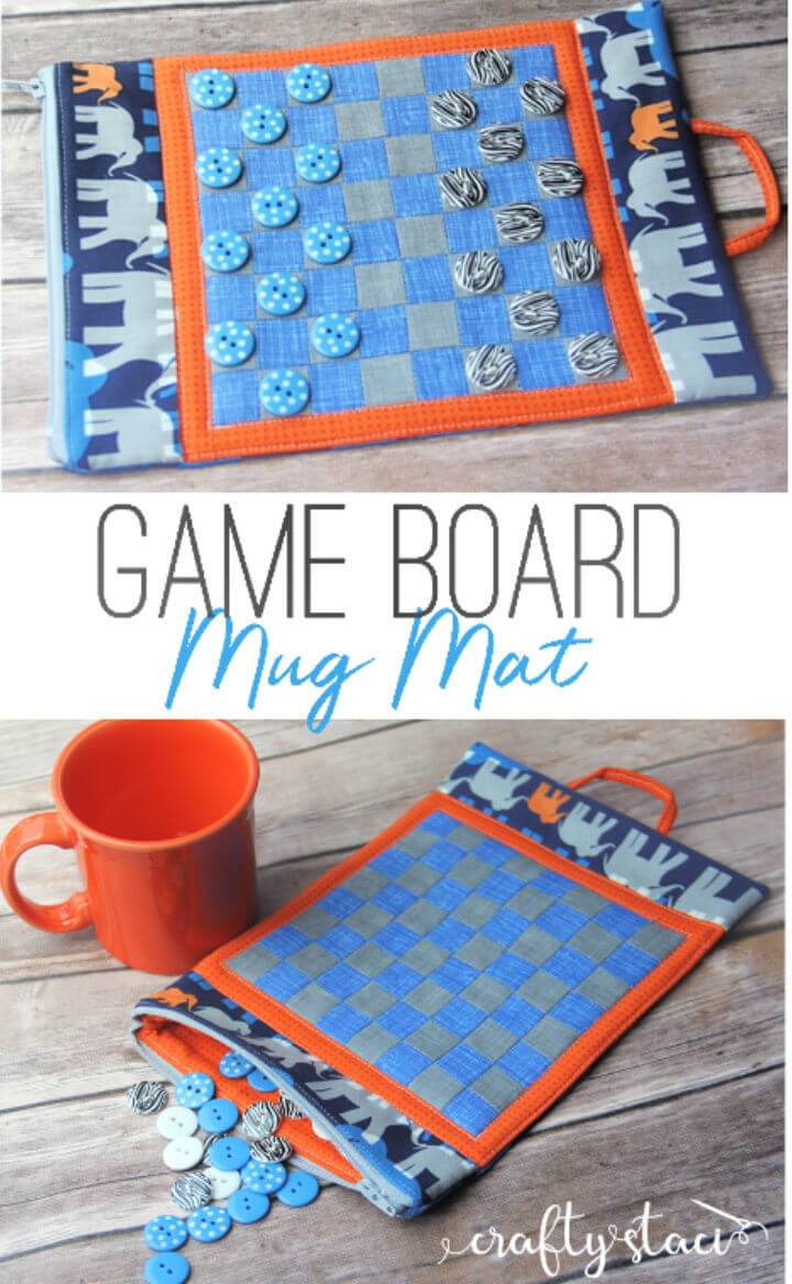 DIY Game Board Mug Mat