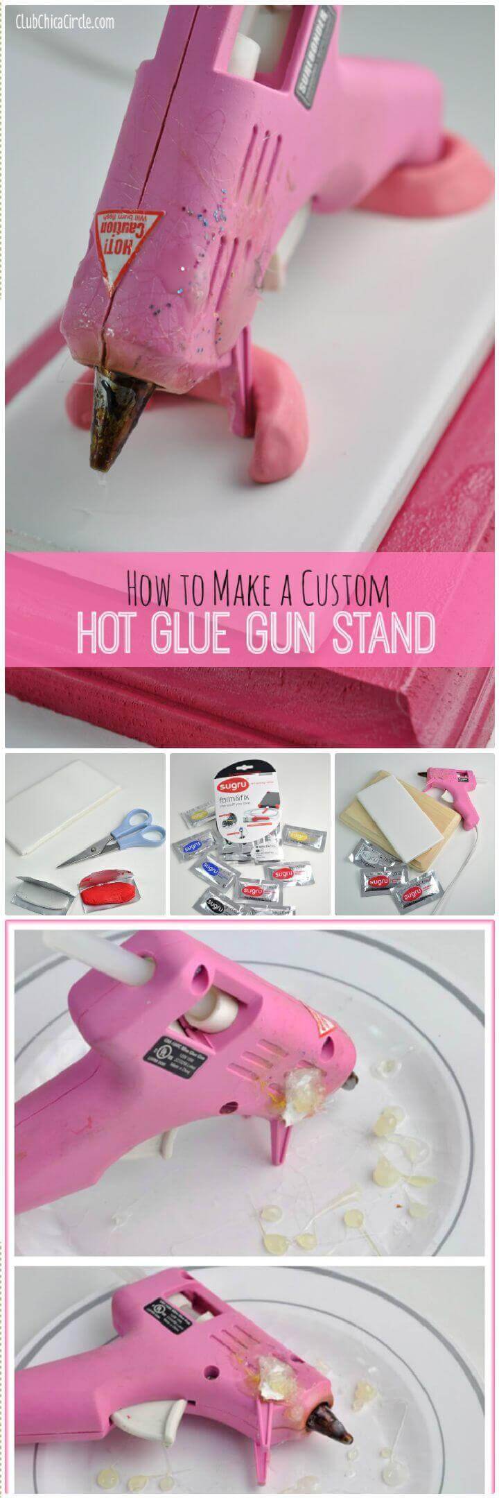 DIY Genius Stand For Your Glue Gun