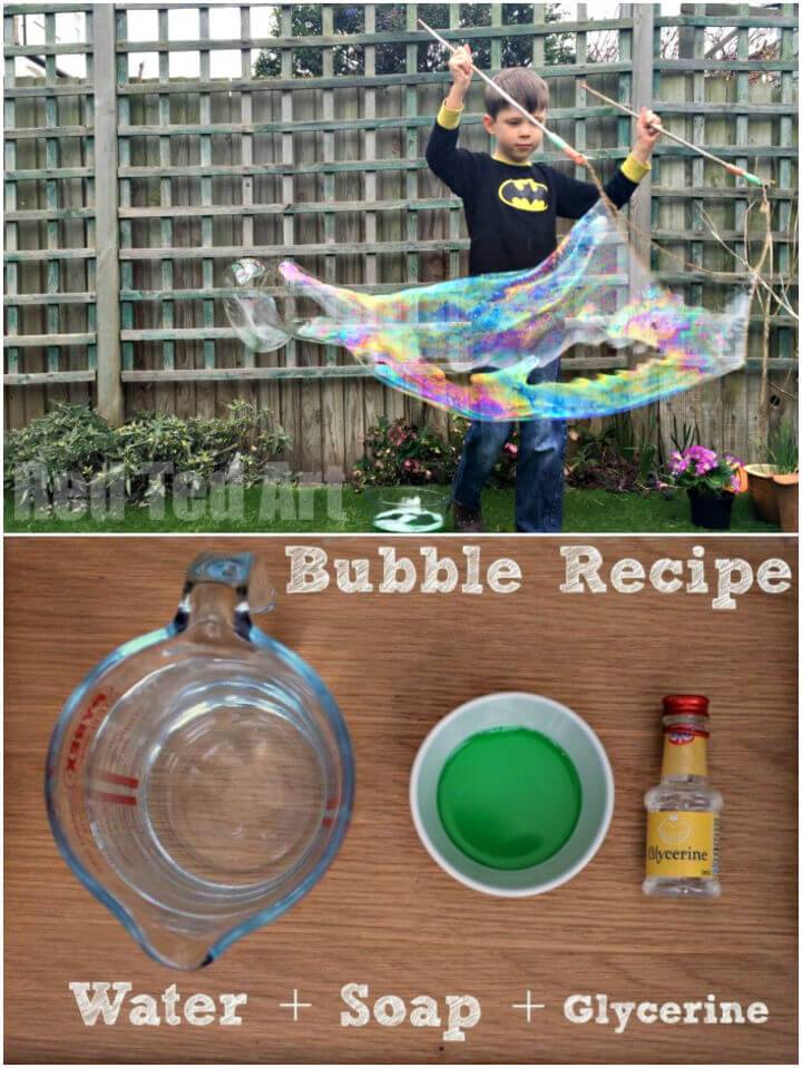 DIY Giant Bubble Wands