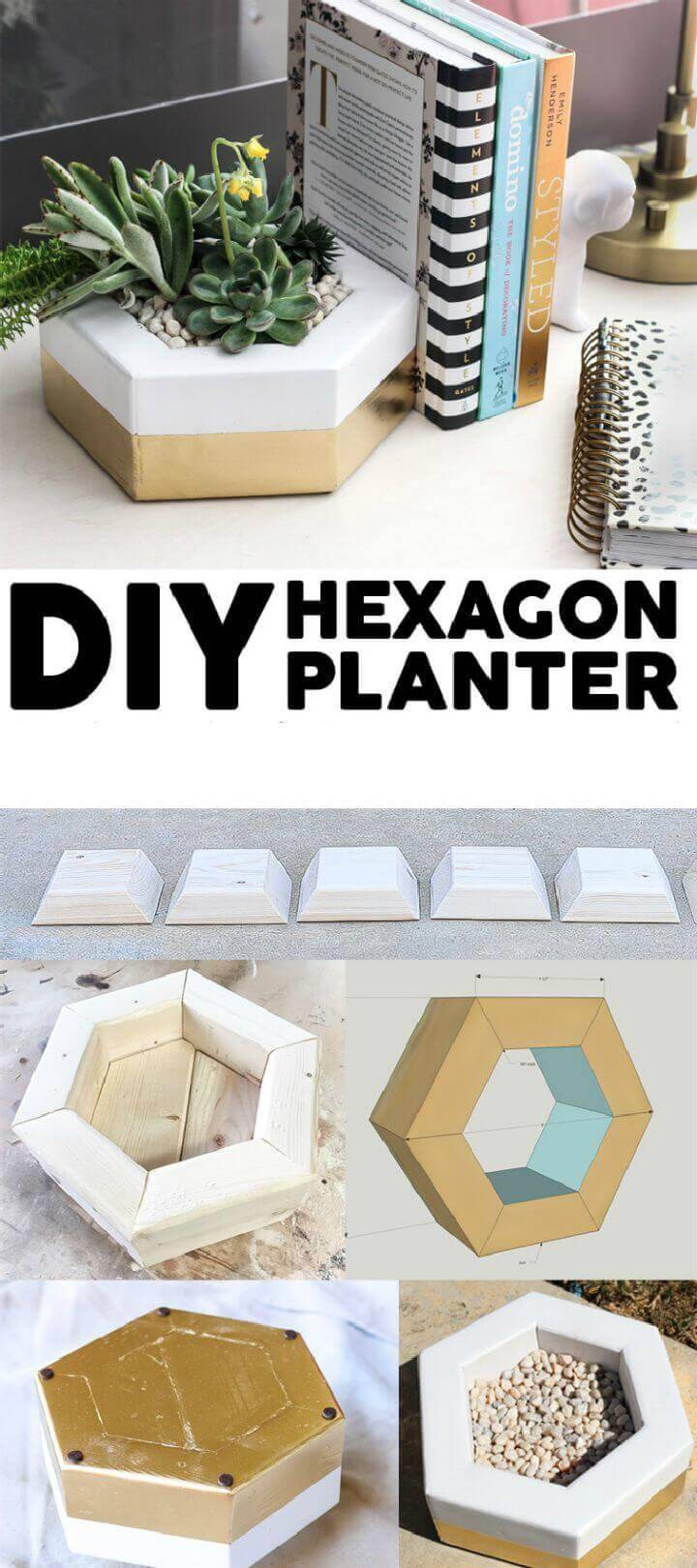 DIY Hexagon Planter out of 2×4 Scrap Wood