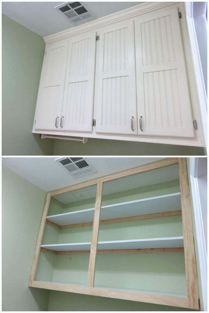 Build Wall Cabinets for Laundry Room