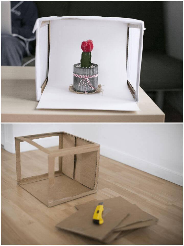 DIY Light Box Using Cardboard