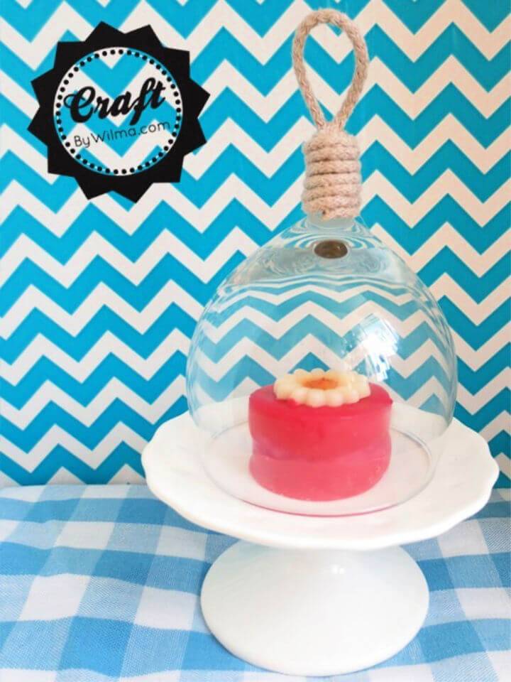 DIY Mini Bell Jar from a Broken Wine Glass