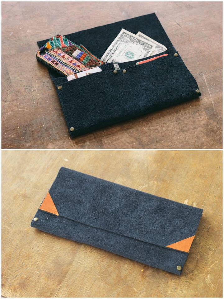DIY No Sew Clutch Wallet