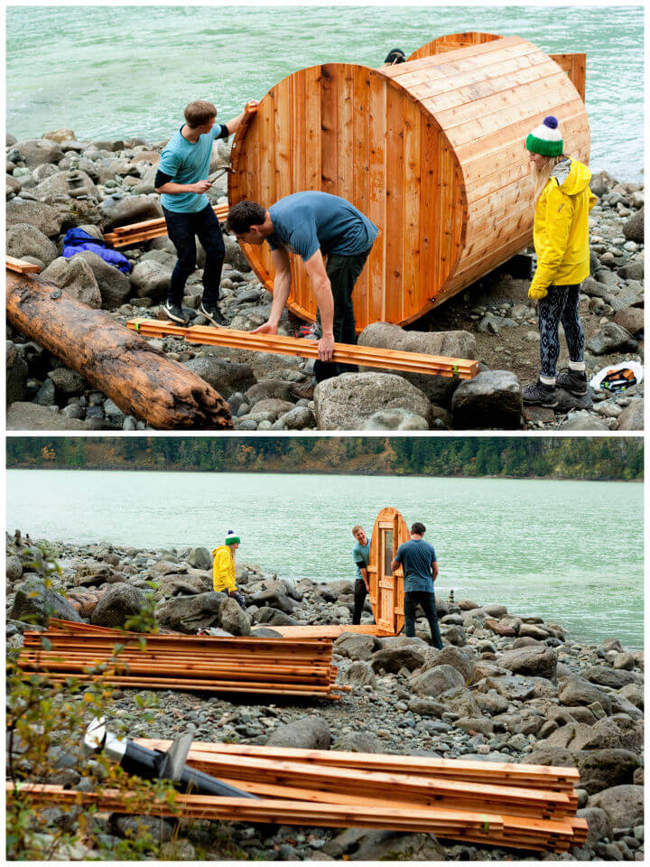 DIY Outdoor Sauna In The Backcountry