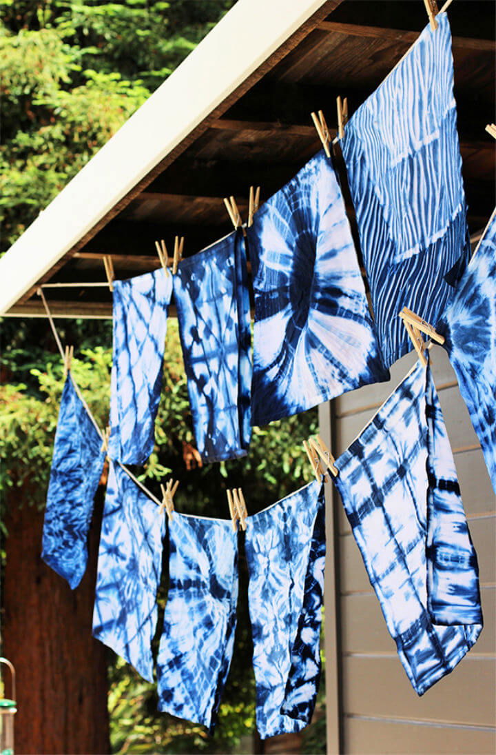 DIY Shibori Fabric - Step by Step Instructions