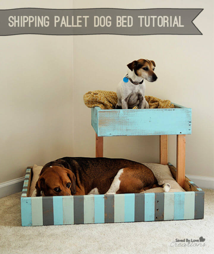 DIY Shipping Pallet Dog Bed