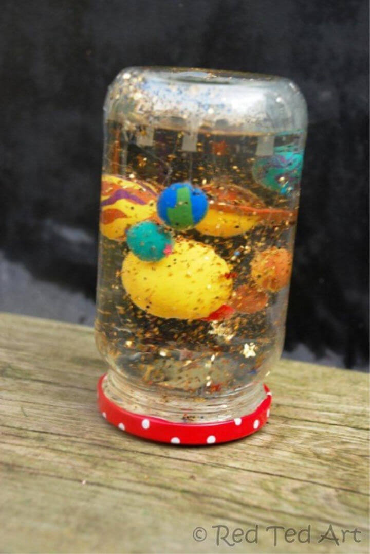 Handmade Solar System Snowglobe