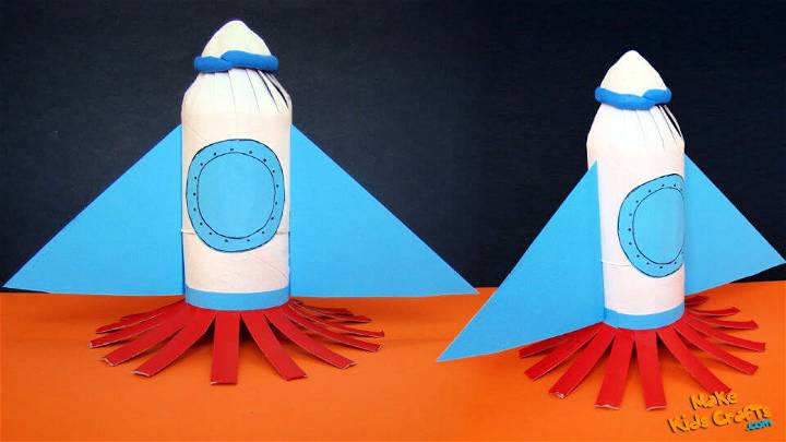 DIY Space Rocket Kids Crafts
