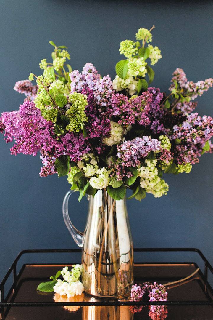 DIY Statement making Lilac Bouquet