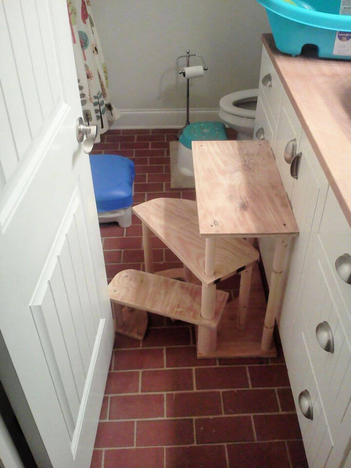 DIY Step Stool from Scrap Wood