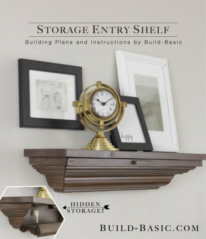DIY Storage Entry Shelf