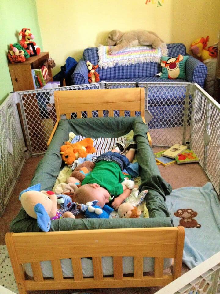 DIY Toddler Bed Bumper