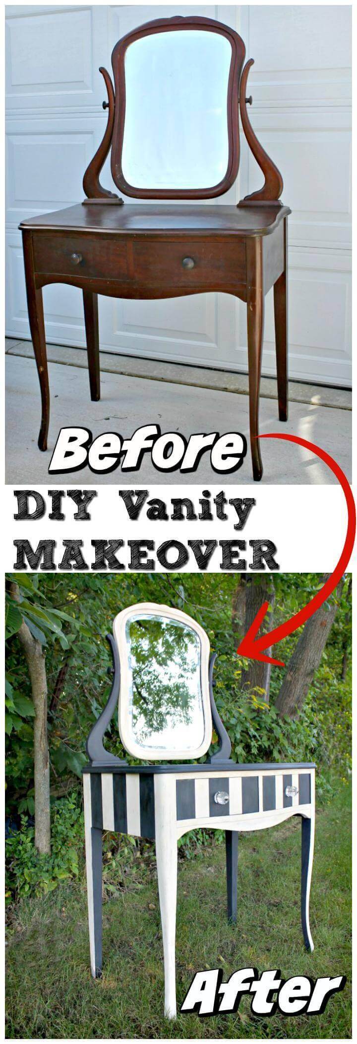 DIY super Easy Vanity Makeover