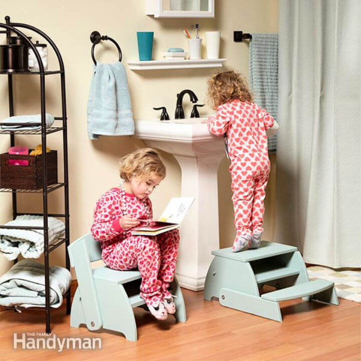 DIY Versatile Flip-flop Step Stool