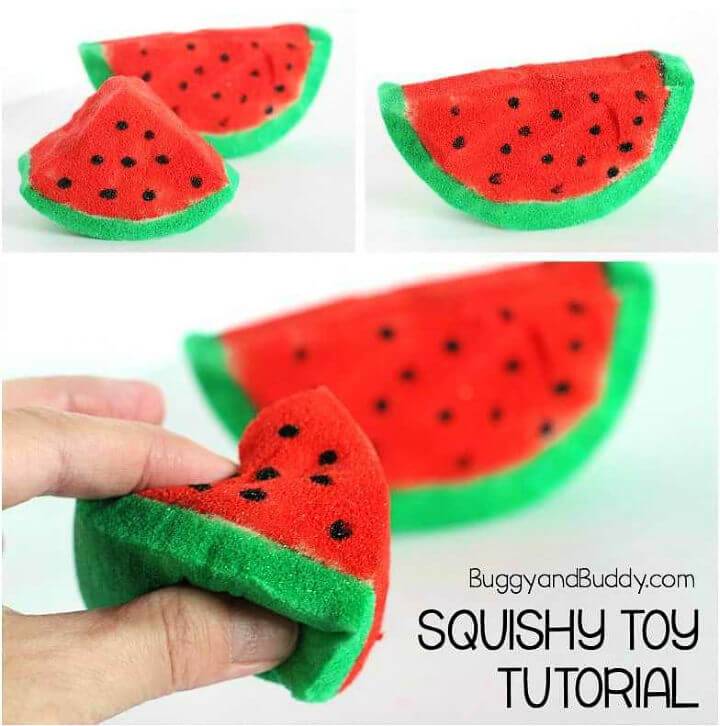 DIY Watermelon Squishy Toy 1