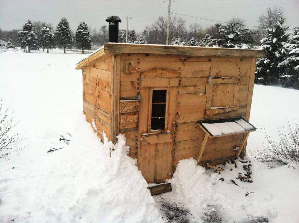 DIY Wood Burning Sauna