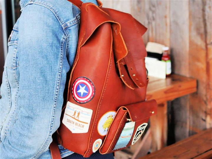 DIY Leather Backpack - Step by Step Instructions