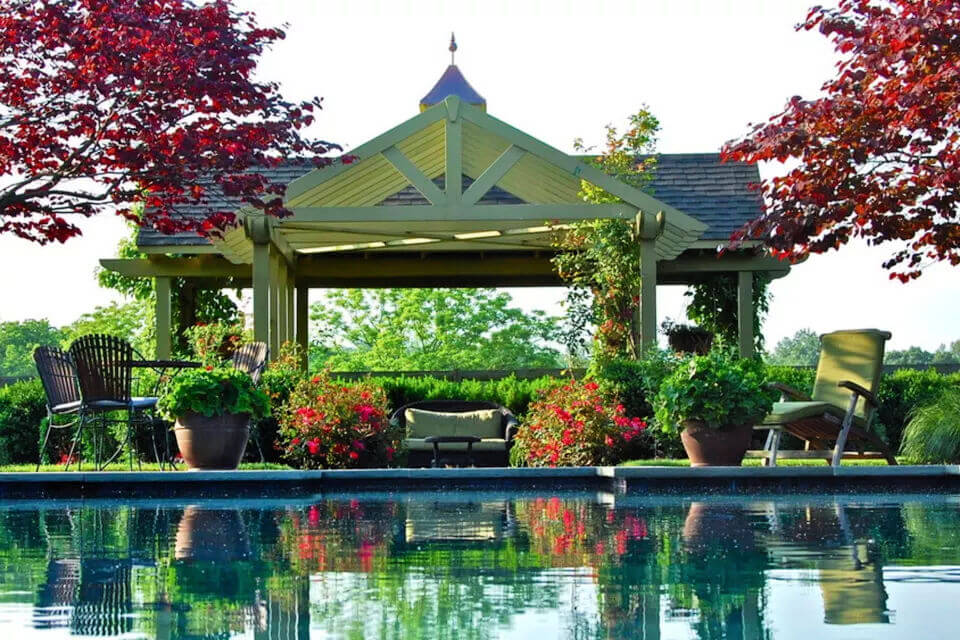 Designed Poolside Gazebo