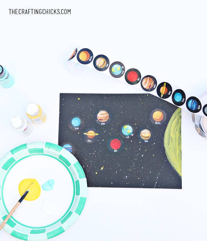 Easy DIY Solar System Craft for Kids