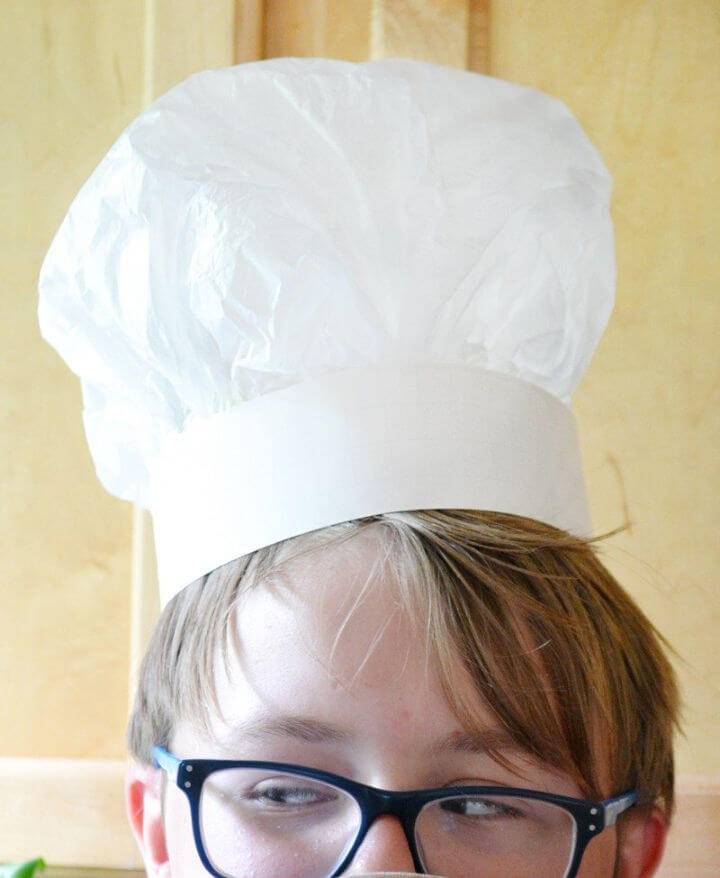 Quick and Easy Tissue Paper Chef Hat