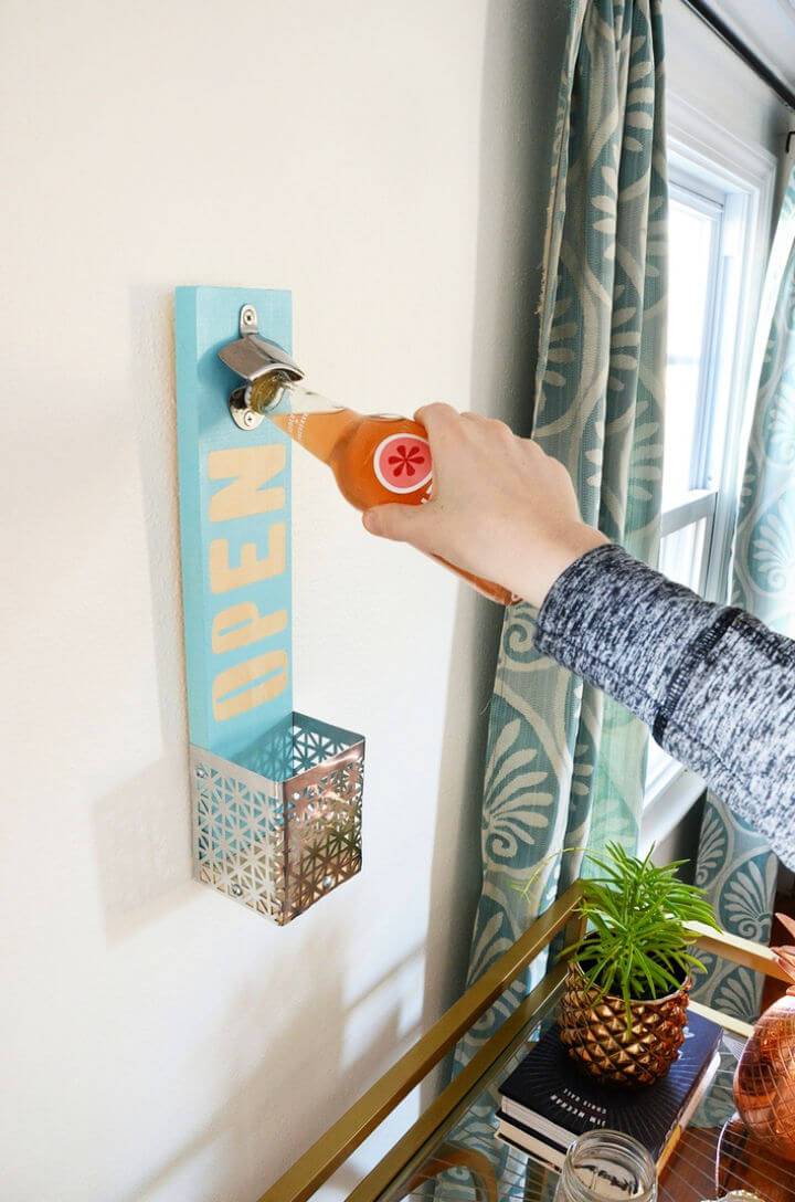 How to Make a Wall Mounted Bottle Opener