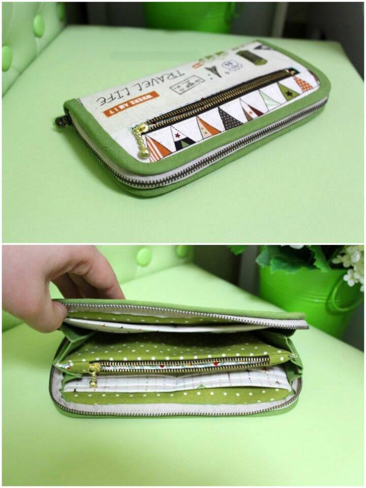 Easy DIY Zipper Wallet