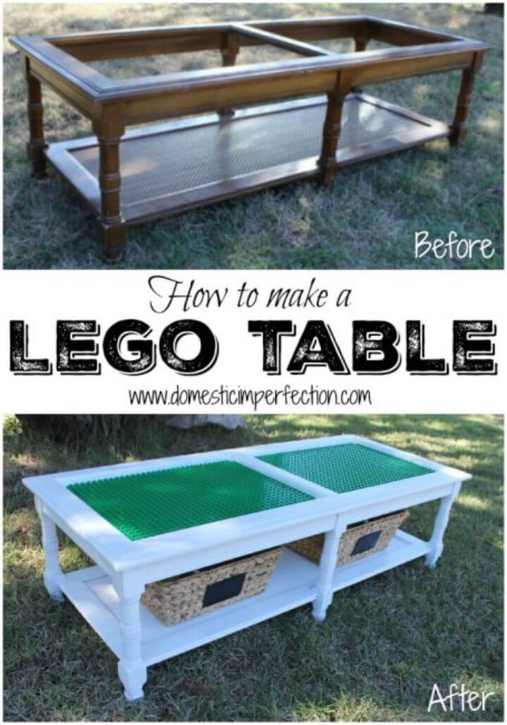 Easy to Make a Lego Table