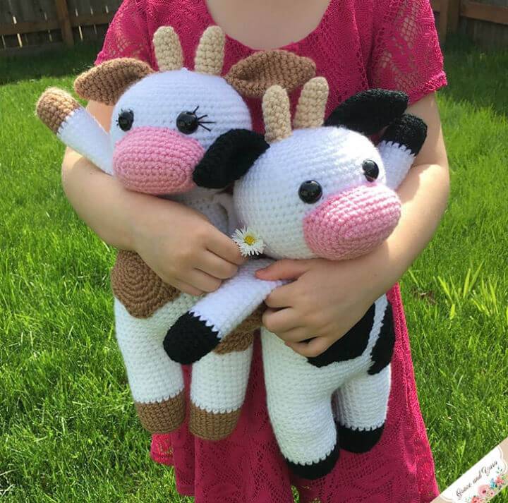 Free Crochet Cow Toy Pattern