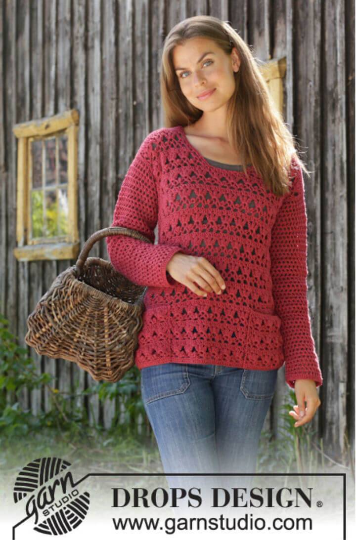 Free Crochet Last Harvest Sweater Pattern