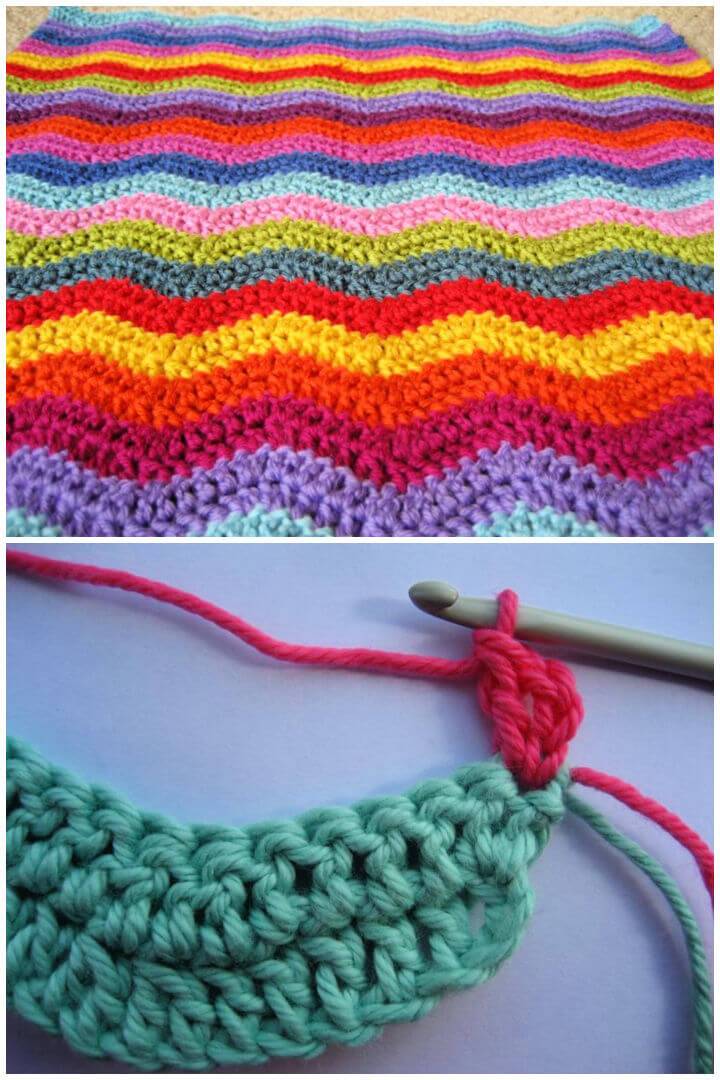 Free Crochet Neat Ripple Afghan Pattern