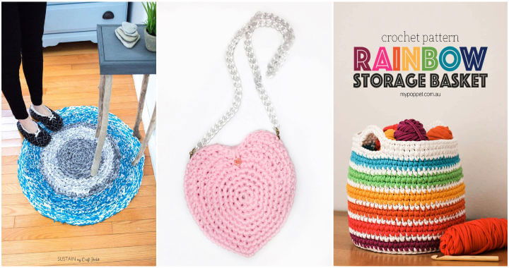 Crochet Pattern: Rainbow Storage Basket