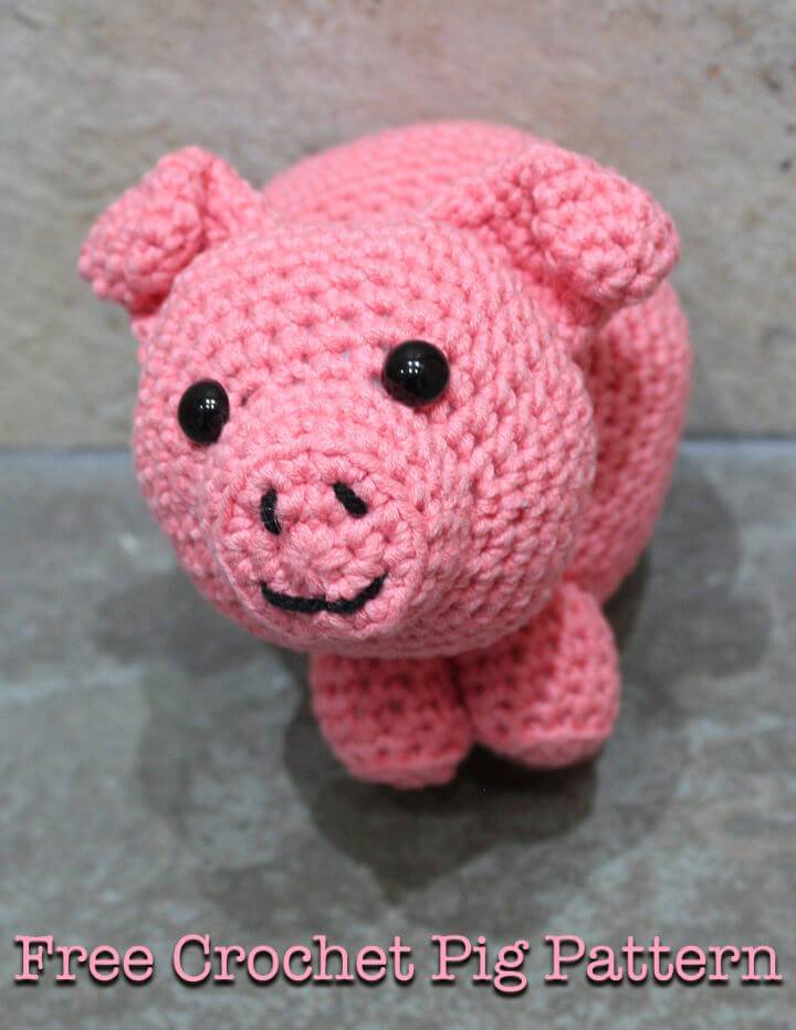 Free Crochet Pig Toy Pattern