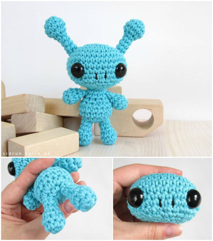 Free Crochet Small Alien Toy Pattern