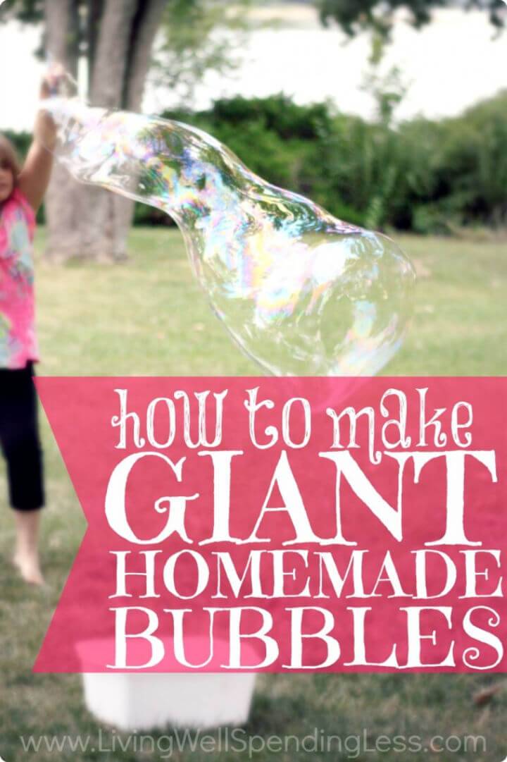 Giant Homemade Bubbles